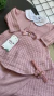 Saída Maternidade em Tricô de Bebê Menina - Rosa Clarinho na internet