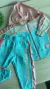 Conjunto de Bebê Recém Nascido Blusa de Moletom e Calça 1185
