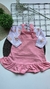 Jardineira + Body de Bebê Menina - Ursa Bailarina - comprar online