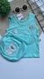 Conjunto de Bebê - Camiseta + Tapa Fralda - Tamanho M - Menino e Menina