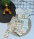 Conjunto Body e Calça - Unissex - Elefante Fofo - Off White