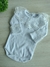 Body de Bebê Princesa De Renda Branco Manga Longa
