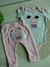 Conjunto Calça Mijão com Bordado no Bumbum e Body com Bordado de Abelhinha