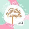 Feliz Cumple N1 - Topper para tortas