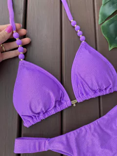 CORTININHA BALI + CALCINHA FITA LARGA FIO DUPLO (ROXO) - comprar online