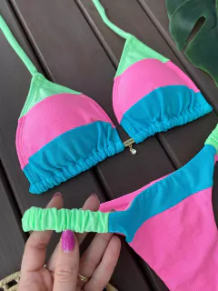 CORTININHA + CALCINHA FITA FRUFRU FIO DUPLO - comprar online