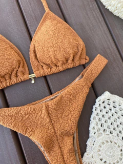 CORTININHA + CALCINHA FITA LARGA FIO DUPLO (CARAMELO) - comprar online