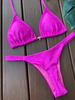 CORTININHA + CALCINHA FITA FIO DUPLO (PINK) na internet