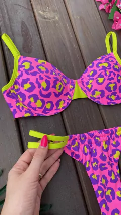 MEIA TAÇA + CALCINHA CORTININHA FIO DUPLO - comprar online