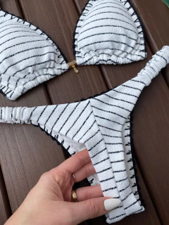 CORTININHA + CALCINHA FRUFRU FIO DUPLO (CROCHÊ)