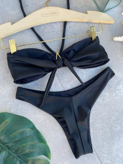 TOMARA QUE CAIA ESTRELA + CALCINHA ASA DELTA FIO DUPLO (PRETO) - comprar online