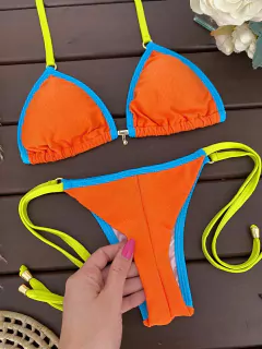 CORTININHA + CALCINHA TIRINHA FIO DUPLO - comprar online