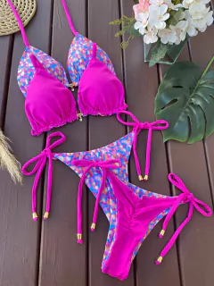 CORTINHA + CALCINHA EMPINA BUMBUM DUPLA FACE