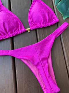 CORTININHA + CALCINHA FITA FIO DUPLO (PINK) - comprar online