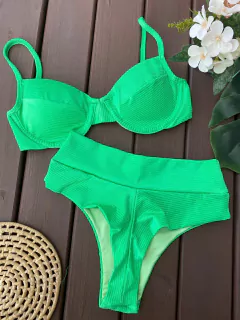 MEIA TAÇA + CALCINHA CÓS NATI FIO DUPLO (MALHA CANELADA ÉDEN VERDE HORTELÃ) na internet