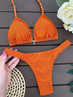 BIQUINI BALI CORTININHA COR FERRUGEM - loja online