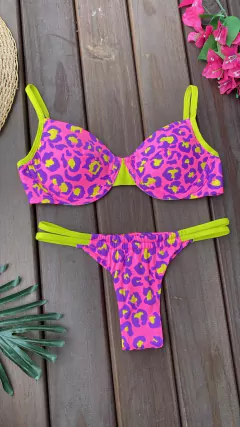 MEIA TAÇA + CALCINHA CORTININHA FIO DUPLO