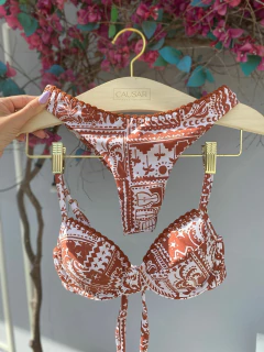 MEIA TAÇA + CALCINHA ASA DELTA COM CROCHÊ - loja online