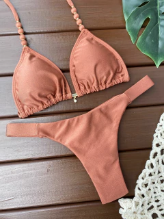 CORTININHA BALI + CALCINHA FITA LARGA FIO DUPLO (COR BRONZE)