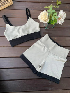 CONJUNTO FITNESS (CINZA COM PRETO) na internet