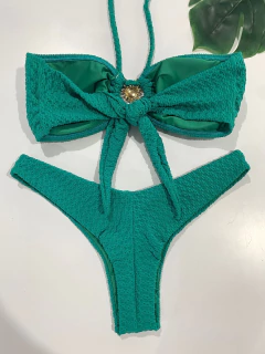 TOMARA QUE CAIA SOL + CALCINHA ASA DELTA FIO DUPLO (VERDE AMAZÔNIA) - loja online