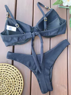 (COR PRETO) MEIA TAÇA + CALCINHA ASA DELTA FIO DUPLO (PRETO) na internet