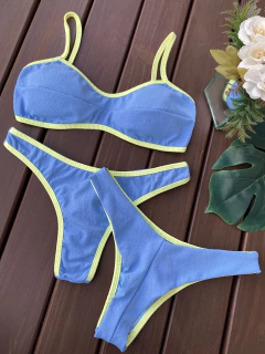 TOP NICK + CALCINHA ASA DELTA VIÉS FIO DUPLO