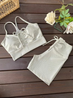 CONJUNTO FITNESS CINZA - comprar online