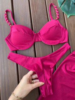 Meia taça Bali + calcinha asa delta fio duplo (marsala) na internet