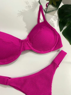 MEIA TAÇA + CALCINHA FITA LARGA FIO DUPLO (PINK) - comprar online