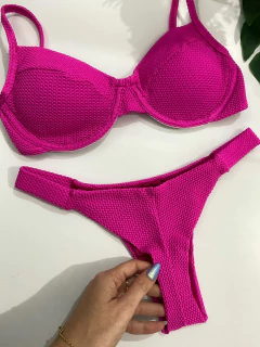 MEIA TAÇA + CALCINHA FITA LARGA FIO DUPLO (PINK) na internet