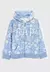 BLUSA DE MOLETOM GAP AZUL FLORAL COM LOGOTIPO BORDADO - comprar online