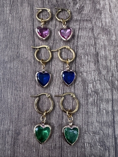 Aros Mónaco Zafiro - Nassau Accesorios
