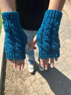 Mitones Glitter - Azules en internet