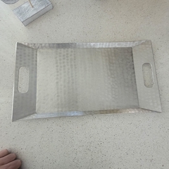 Bandeja Peltre Rectangular Aluminio 47x25cm en internet