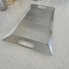 Bandeja Peltre Rectangular Aluminio 47x25cm - kazaru