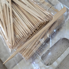 Setx100 Pinchos Para Picada Bamboo 15cm en internet