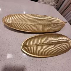 Centro Hoja Dorada 40cm 56769 - kazaru