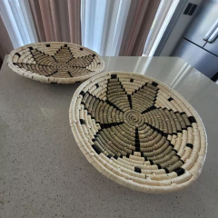 Centro Flor de fibra natural flor grande 46cm - comprar online