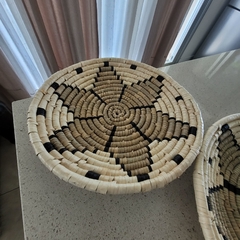 Centro Flor de fibra natural flor chico 40cm