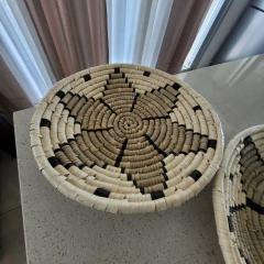 Centro Flor de fibra natural flor grande 46cm - comprar online