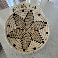 Centro Flor de fibra natural flor chico 40cm - kazaru