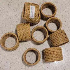 Servilletero Anillo Rattan natural 5cm - kazaru