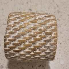 Servilletero Anillo Rattan blanco 5cm - tienda online