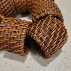 Servilletero Anillo Rattan tostado - tienda online