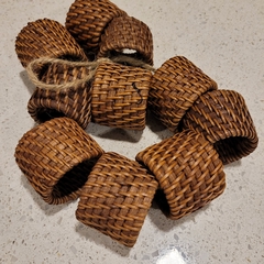 Servilletero Anillo Rattan tostado en internet