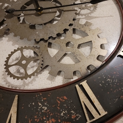 Reloj de pared grande metálico 70cm en internet