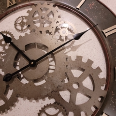 Reloj de pared grande metálico 70cm - tienda online