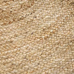 Alfombra de yute trenzado natural redonda 90cm - comprar online