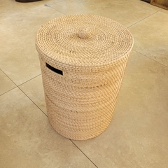 Cesto Rattan para ropa color Natural 50x35cm - comprar online